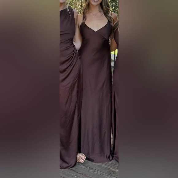 Show Me Your MuMu Brown Maxi Dress - Picture 4 of 4
